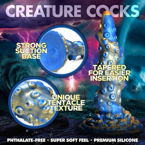 Kraken Siliconen Dildo – Aquatisch Fantasievol Genot