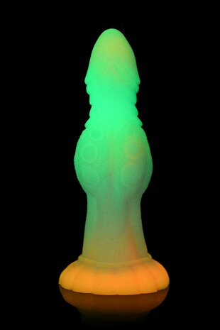 Glow-In-The-Dark Alien Dildo – Flexibel, Handsfree & Futuristisch Genot