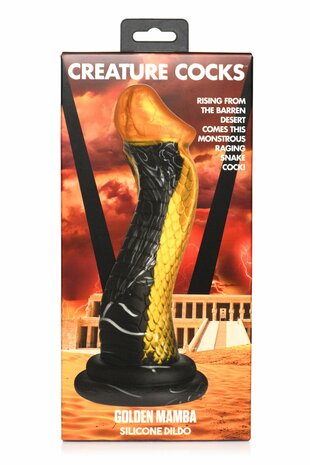 Gouden Mamba Dildo – Flexibel, Handsfree & Veelzijdig Genot