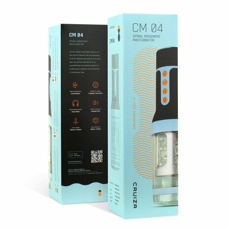 CRUIZR CM04 – Luxe Penis Masturbator met Roterende Functie