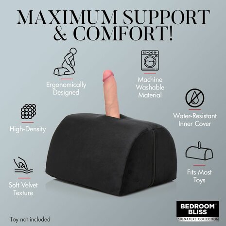 Ergonomisch Seksspeelkussen – Handsfree Genot & Comfortabel Ontwerp