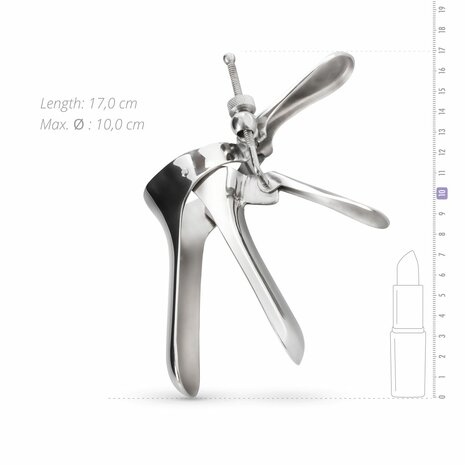 Cusco Vaginale Speculum – Verstelbare Medische Fetish Toy van Metaal