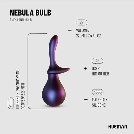 Nebula Bulb Anaaldouche – Hygiënisch & Comfortabel