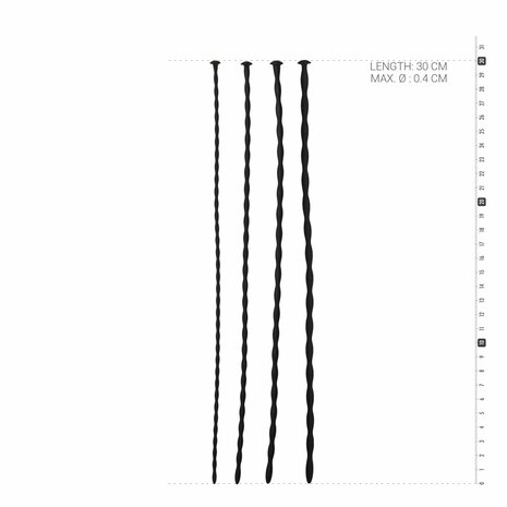 Siliconen Dilator Set voor Mannen – 4 Maten, Zacht & Flexibel