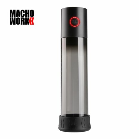 Macho Work 1 Penispomp – Automatisch, Oplaadbaar & Transparant