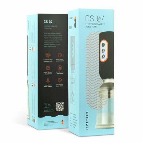 CRUIZR CS07 Penispomp – Vibrerend & Zuigend voor Maximale Sensatie