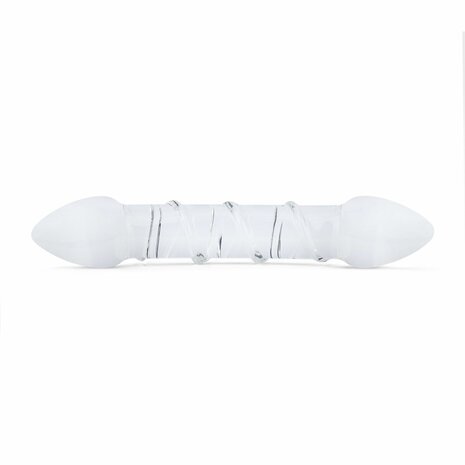 Dubbele Glazen Dildo &ndash; G-spot & Temperature Play
