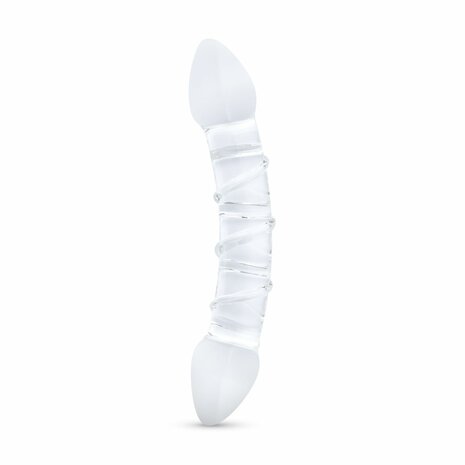 Dubbele Glazen Dildo &ndash; G-spot & Temperature Play