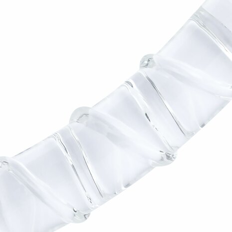 Dubbele Glazen Dildo &ndash; G-spot & Temperature Play