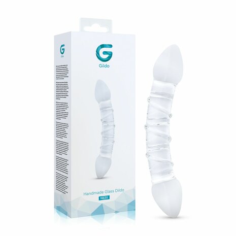 Dubbele Glazen Dildo &ndash; G-spot & Temperature Play