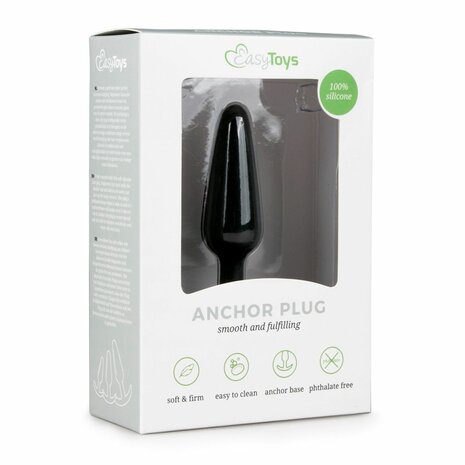 Siliconen Buttplug S – Soepel, Comfortabel en Perfect voor Anale Stimulatie