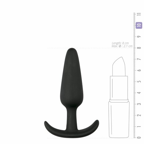 Siliconen Buttplug S – Soepel, Comfortabel en Perfect voor Anale Stimulatie