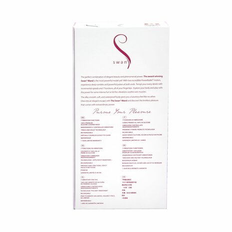 Swan Wand Vibrator – Krachtig, Elegant & Perfect voor G-spot Stimulatie