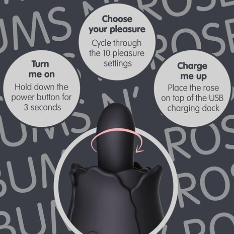 Skins Rose Buddies - Bums N Roses Anaal Vibrator