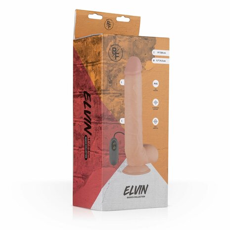 Elvin XL Realistische Vibrator 27,5 cm – Groot, Levensecht & Oplaadbaar | Real Fantasy