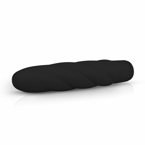 Zwarte Siliconen Vibrator – Elegant, Soepel & Intens Genot
