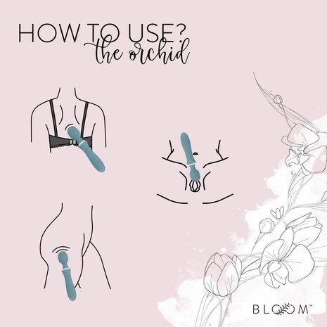 The Orchid – Stijlvolle Wand Vibrator uit de Bloom Collectie