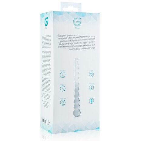 Glazen Dildo No. 20 – Sterk, Duurzaam & Temperatuur-speelbaar