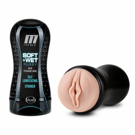 M for Men Soft & Wet – Zelf-smerende Masturbator met Noppen