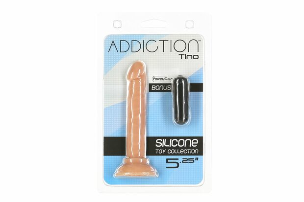 Addiction Tino Siliconen Dildo – Compact & Realistisch voor Beginners