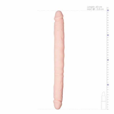 Double Ended Dildo – 40 cm | Flexibel, Realistisch & Perfect voor Duo-plezier