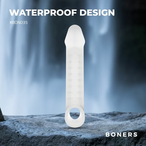 Boners Ondersteunende Penis Sleeve – Extra Lengte en Dikte voor Intenser Genot