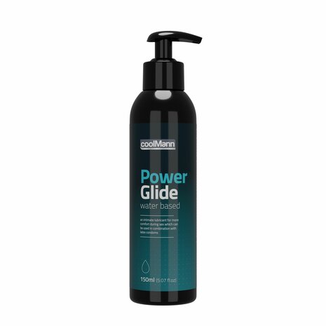 CoolMann Power Glide – Massageolie & Glijmiddel in Eén voor Ultiem Intiem Genot