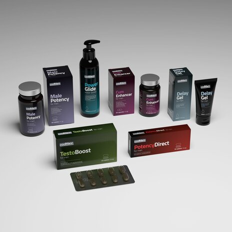 CoolMann Power Glide – Massageolie & Glijmiddel in Eén voor Ultiem Intiem Genot